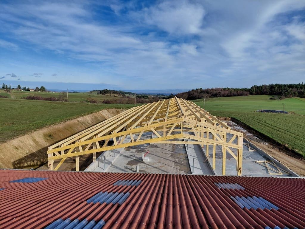 Bâtiment agricole bois