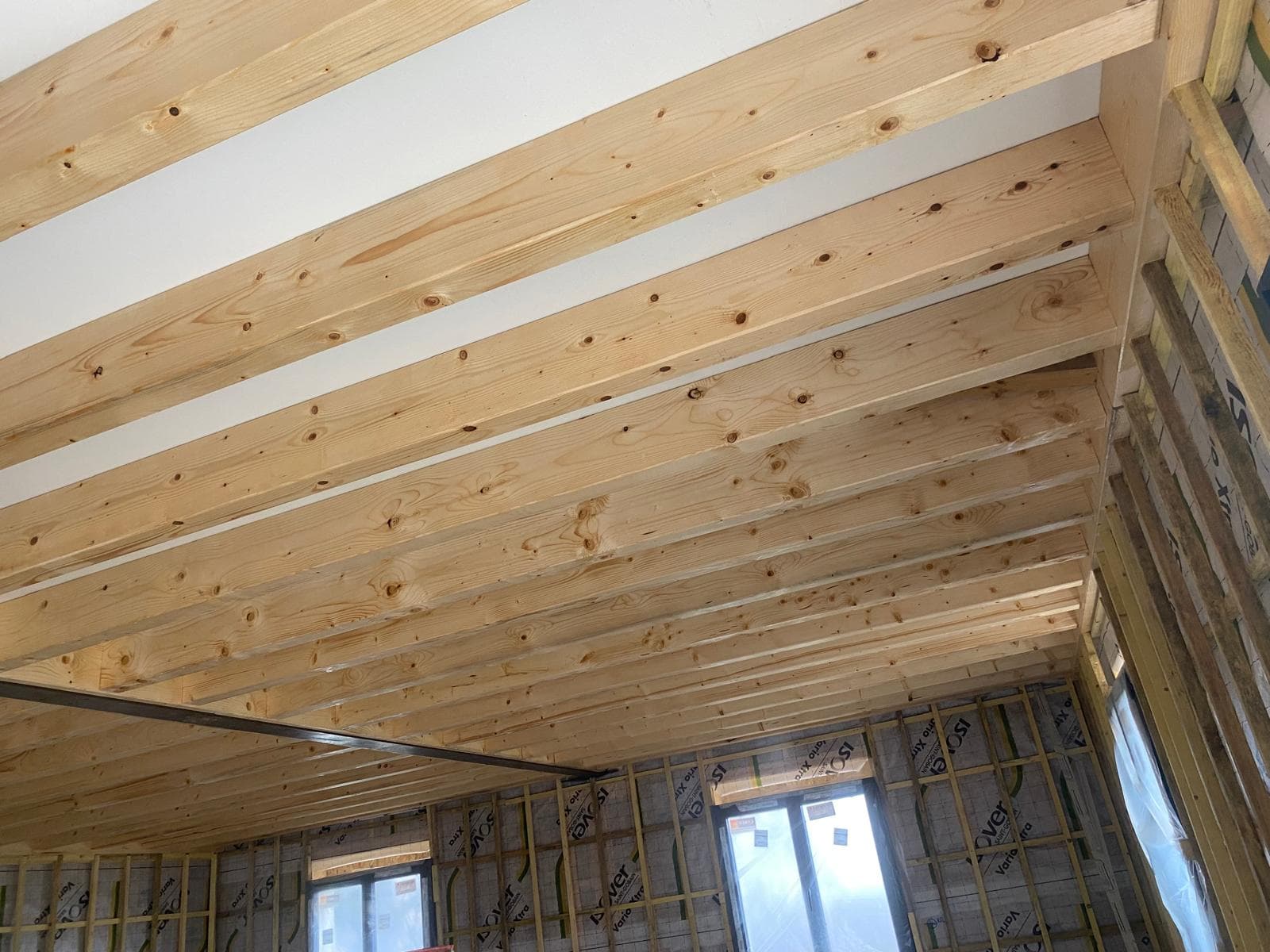 Solivage bois et isolation d'un plancher