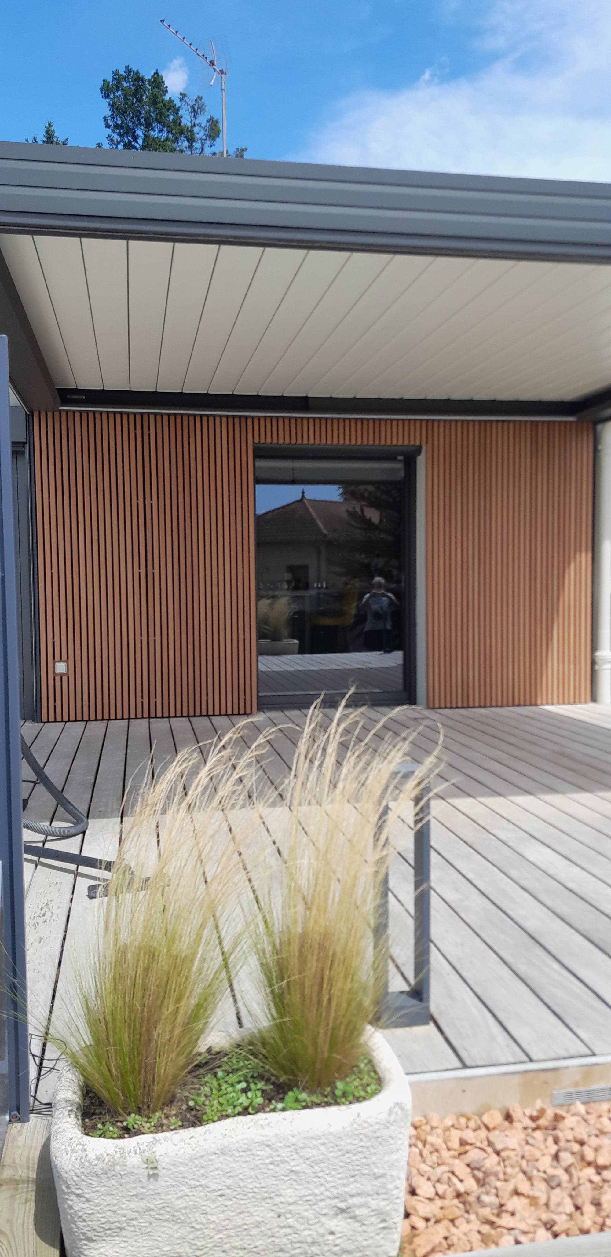 Façade en bardage bois