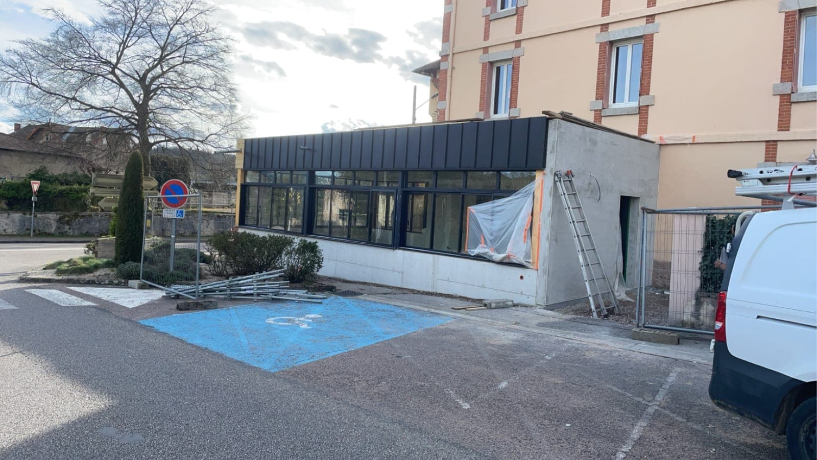 Extension bois de l'Hôtel de la Poste